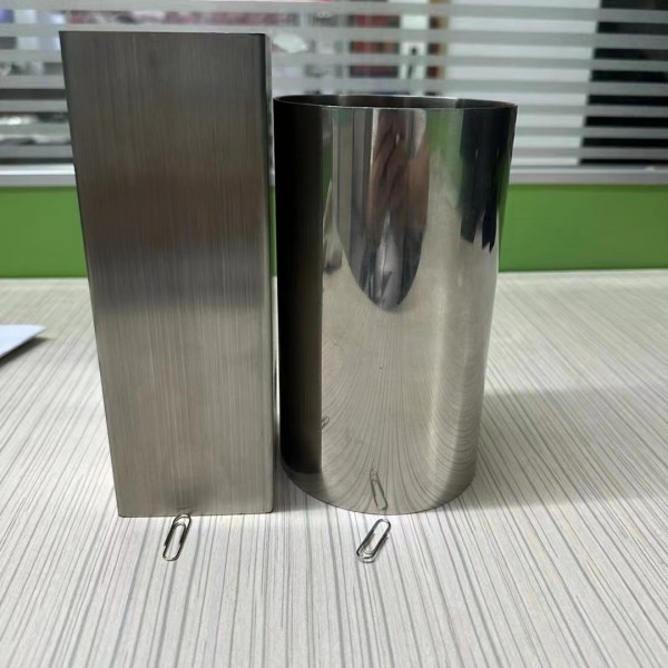 不銹鋼管材表面對(duì)比