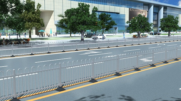 市政不銹鋼護(hù)欄效果圖